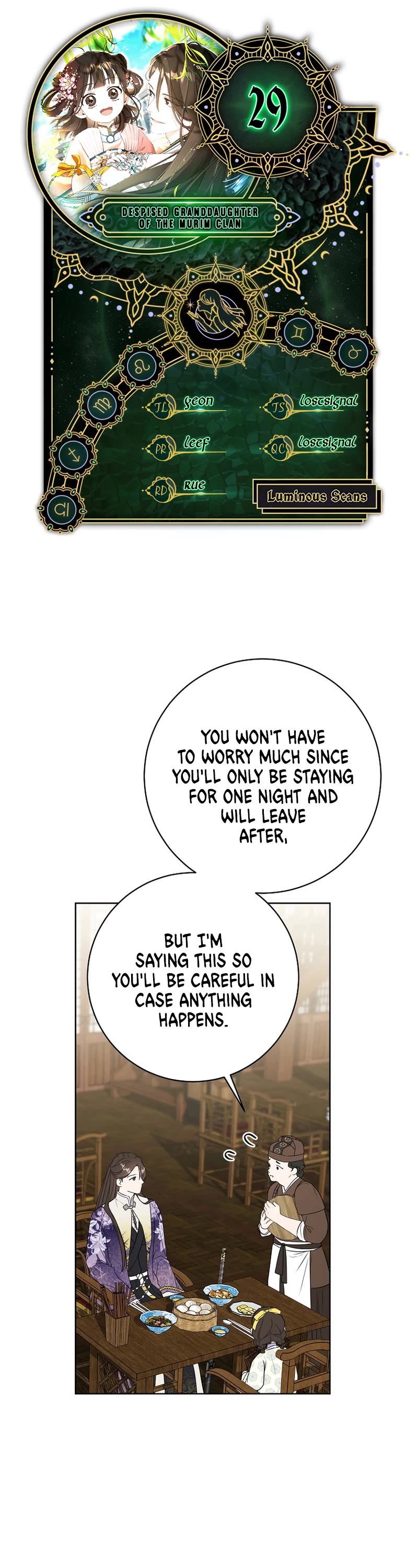 I Became the Despised Granddaughter of the Murim Family Chapter 29 page 1 - Chapter 29