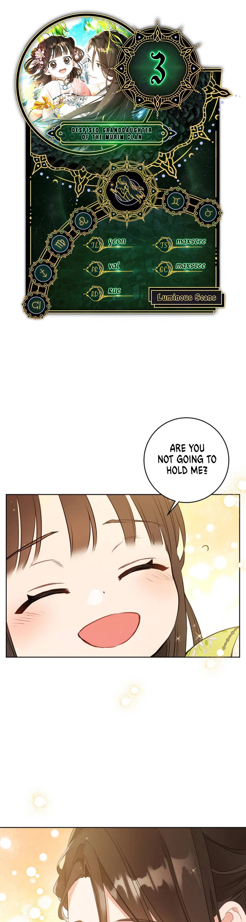 I Became the Despised Granddaughter of the Murim Family Chapter 3 page 1 - Chapter 3
