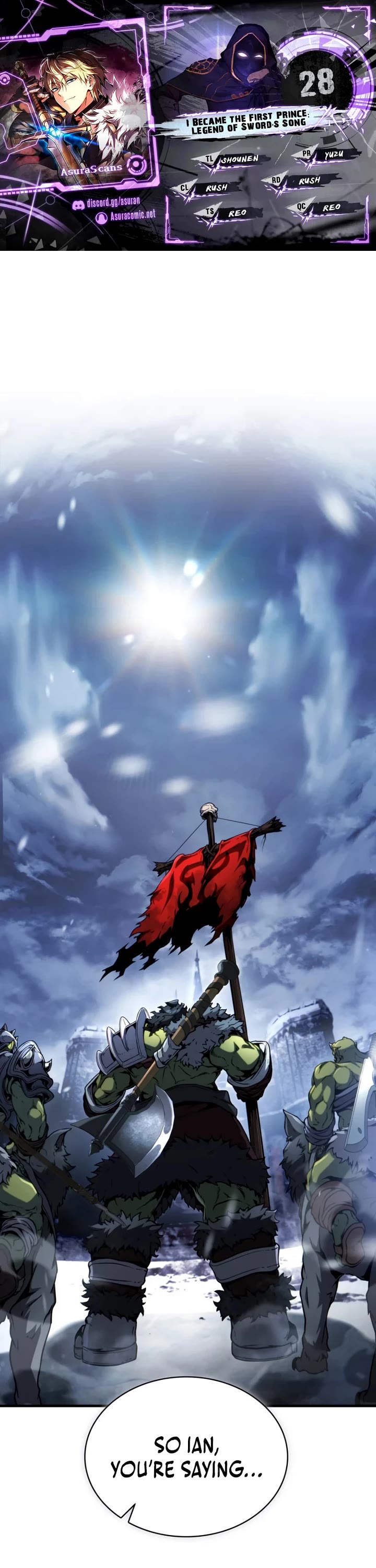 I Became the First Prince: Legend of Sword's Song Chapter 28 page 1 - Chapter 28