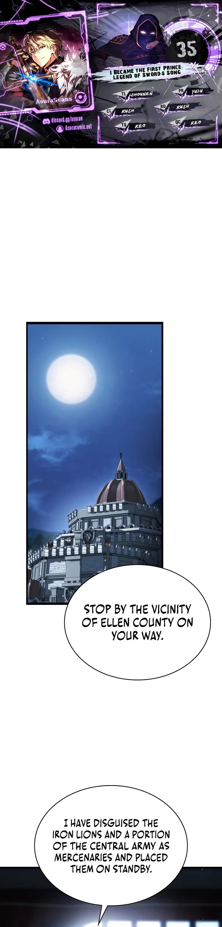 I Became the First Prince: Legend of Sword's Song Chapter 35 page 1 - Chapter 35