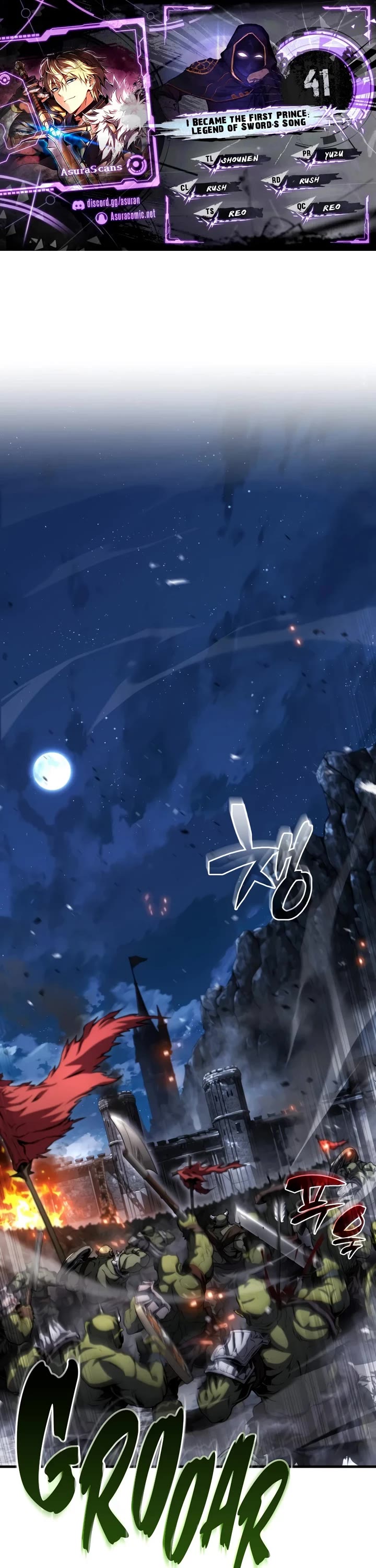 I Became the First Prince: Legend of Sword's Song Chapter 41 page 1 - Chapter 41