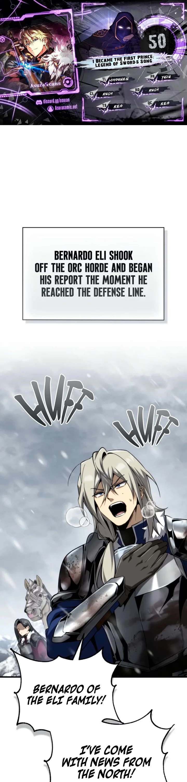 I Became the First Prince: Legend of Sword's Song Chapter 50 page 1 - Chapter 50