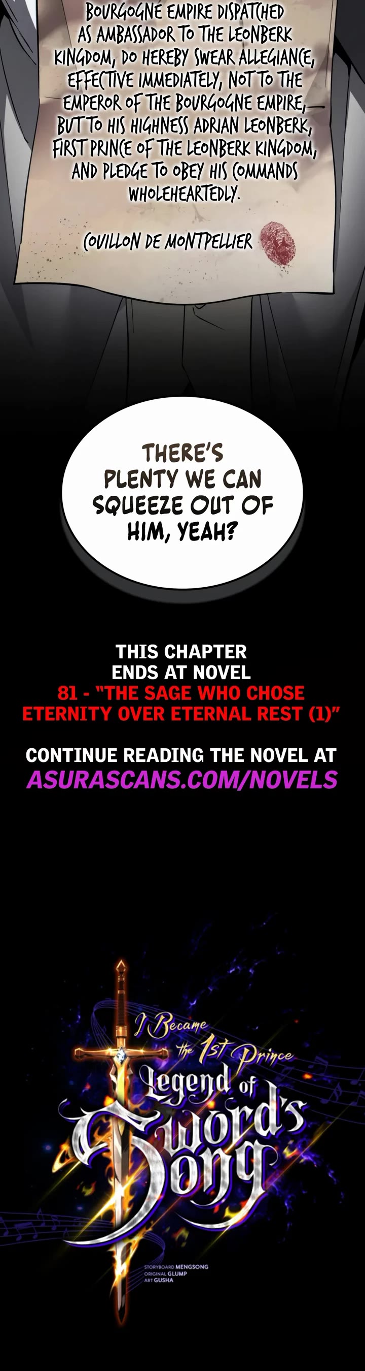 I Became the First Prince: Legend of Sword's Song Chapter 56 page 52 - Chapter 56