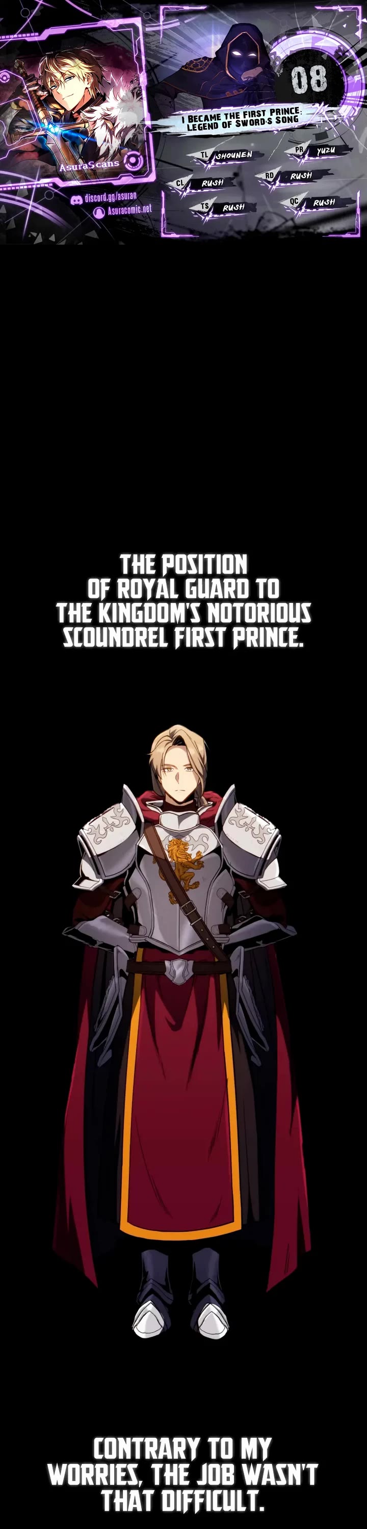 I Became the First Prince: Legend of Sword's Song Chapter 8 page 1 - Chapter 8