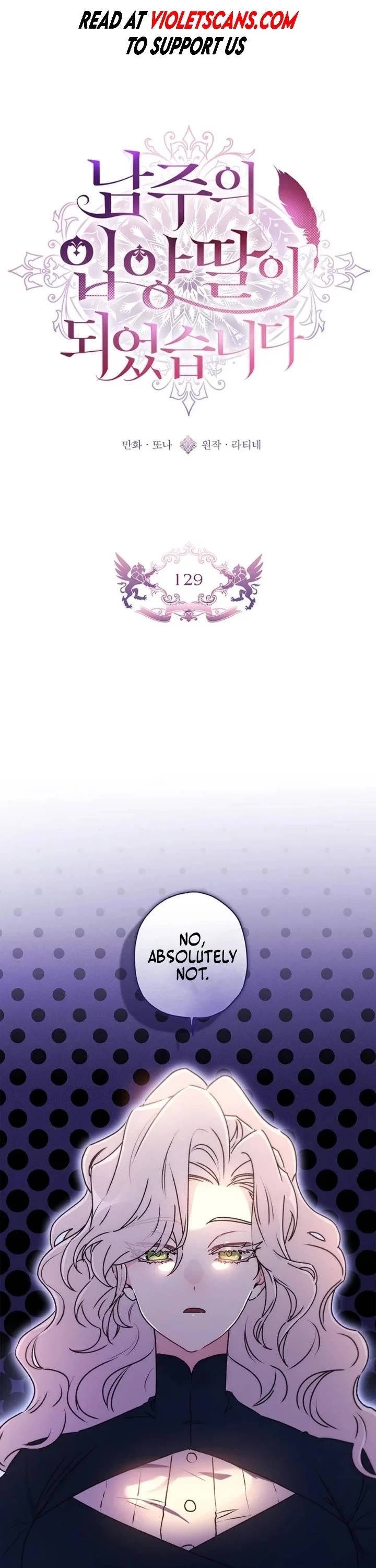 I Became the Male Lead’s Adopted Daughter Chapter 129 page 1 - Chapter 129