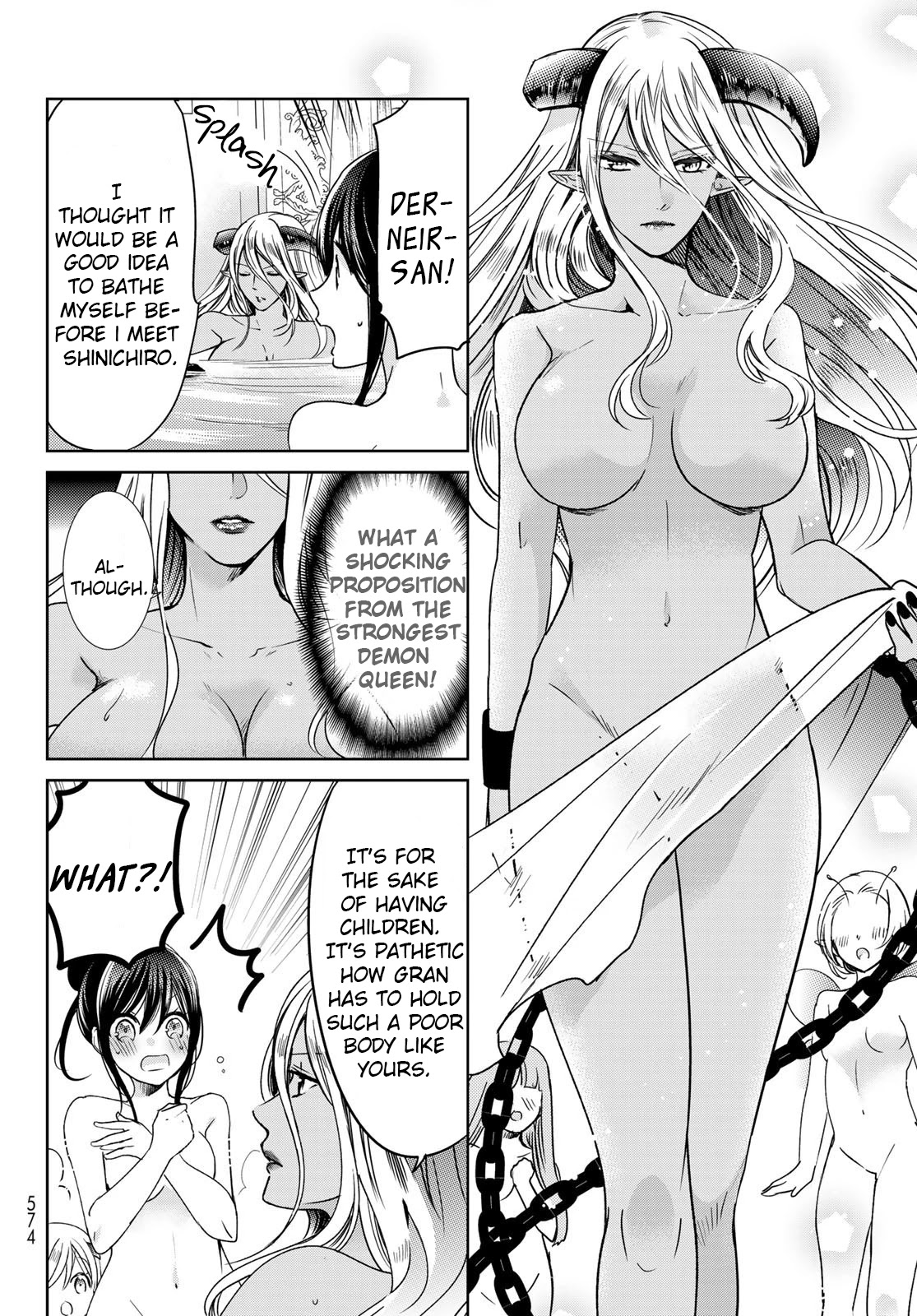 I Became the Mother of the Strongest Demon Lord's 10 Children in Another World. Chapter 18 page 16 - Chapter 18: There's a Bath House in the Castle