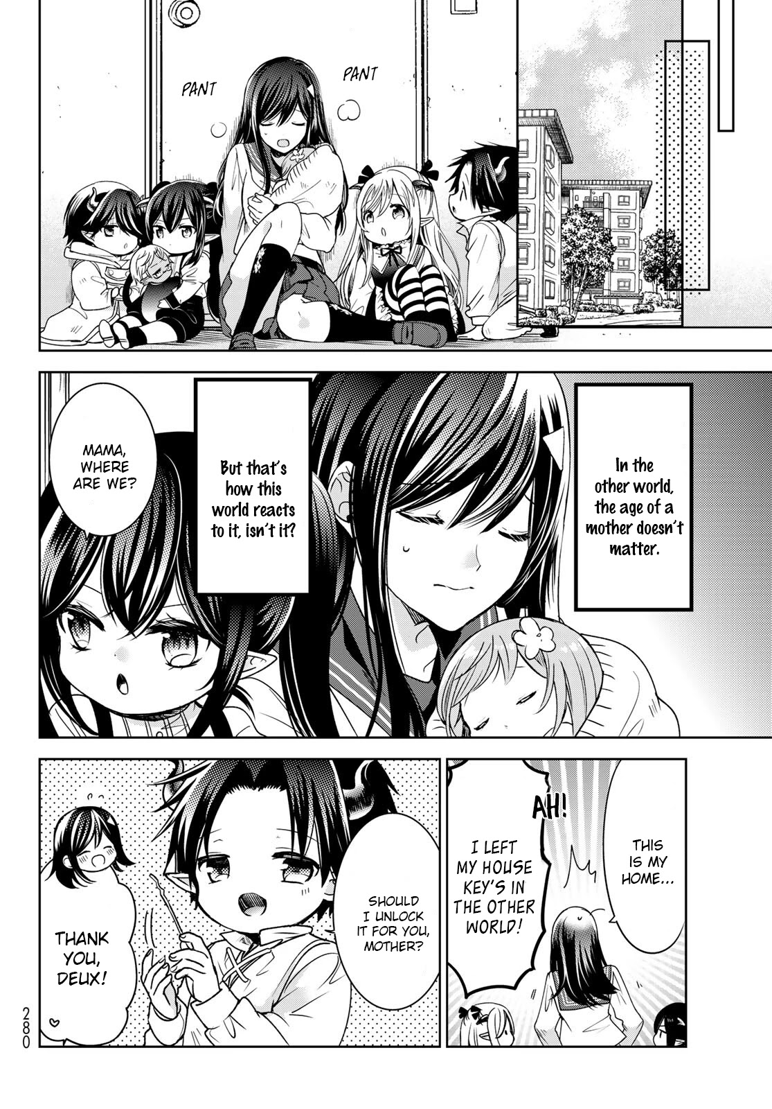 I Became the Mother of the Strongest Demon Lord's 10 Children in Another World. Chapter 21 page 8 - Chapter 21: I'm back in my world!