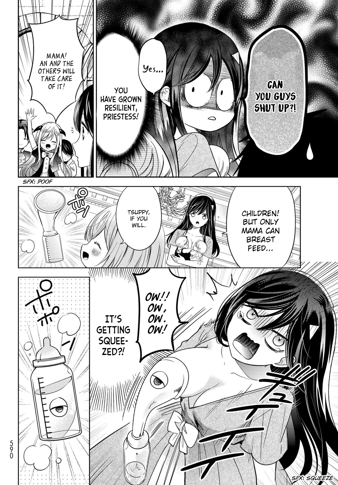 I Became the Mother of the Strongest Demon Lord's 10 Children in Another World. Chapter 28 page 4 - Chapter 28: A scary “Thing” at the Demon Lord’s castle