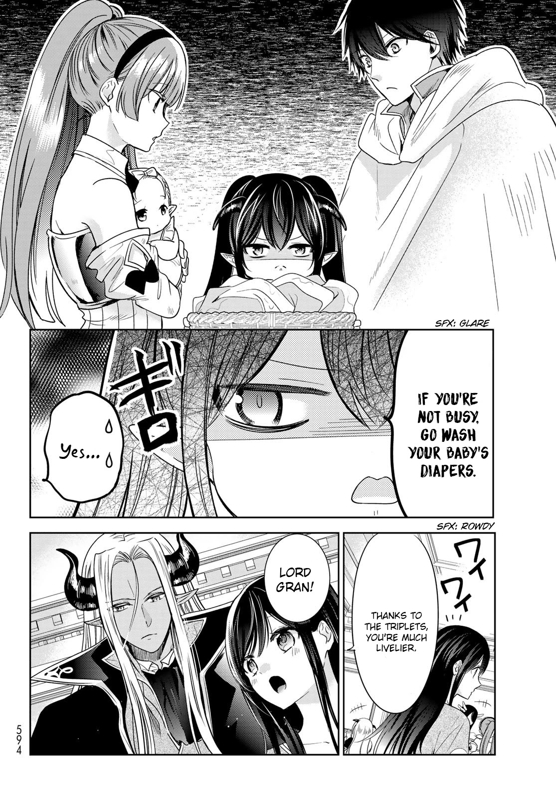 I Became the Mother of the Strongest Demon Lord's 10 Children in Another World. Chapter 28 page 8 - Chapter 28: A scary “Thing” at the Demon Lord’s castle