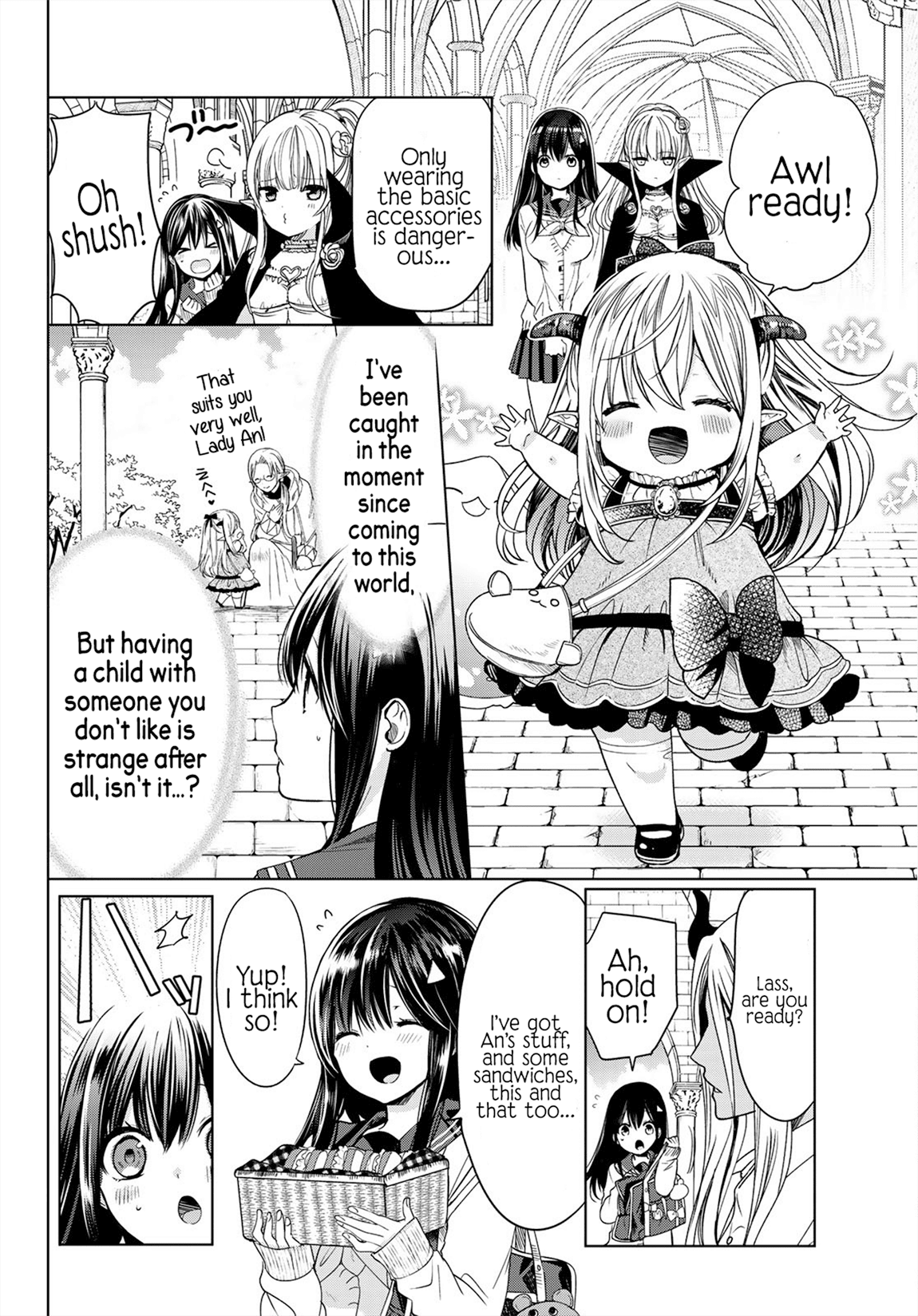 I Became the Mother of the Strongest Demon Lord's 10 Children in Another World. Chapter 4 page 17 - Chapter 4: We Went on a Picnic