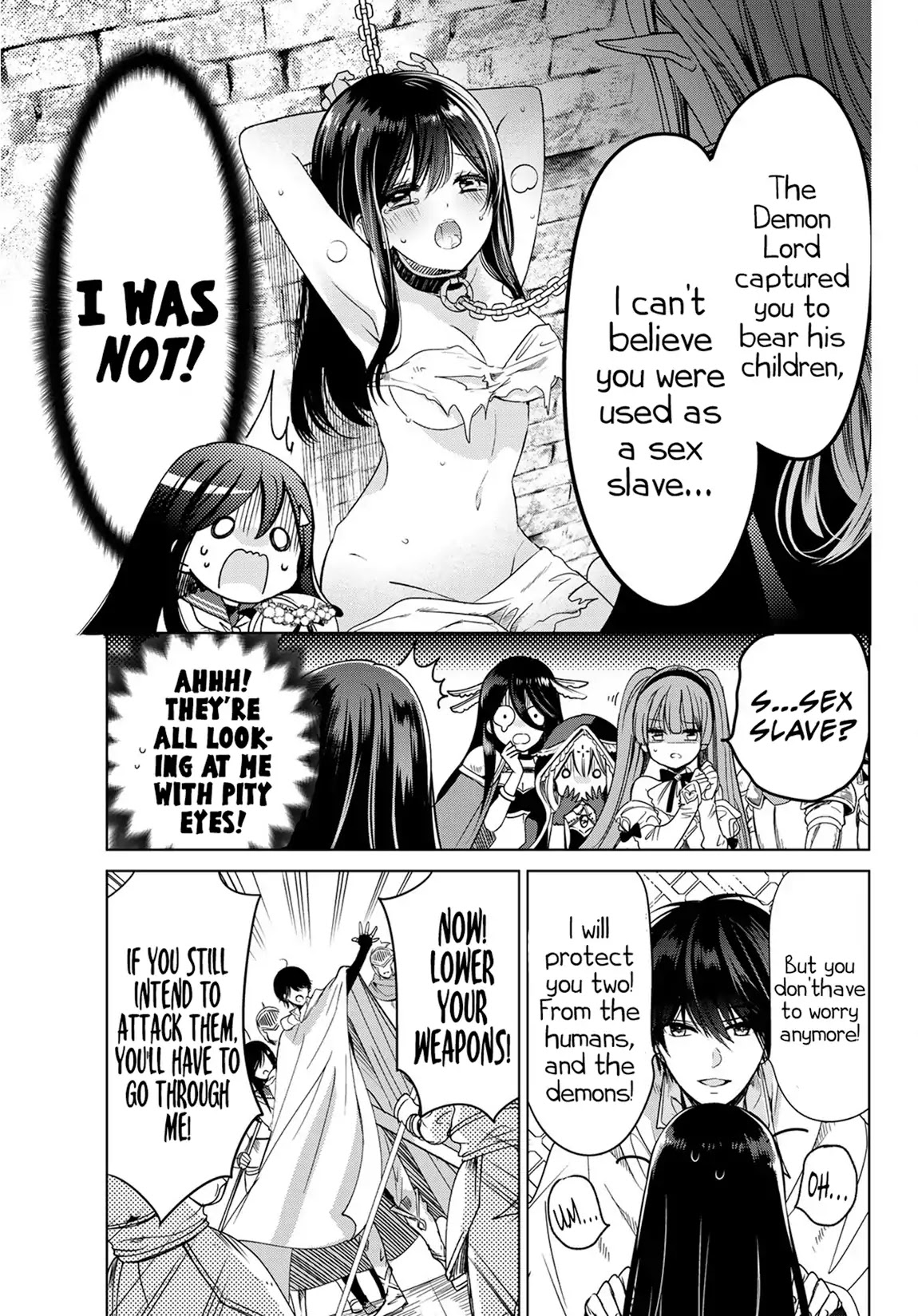 I Became the Mother of the Strongest Demon Lord's 10 Children in Another World. Chapter 6 page 8 - Chapter 6: I Visited a Human Town.