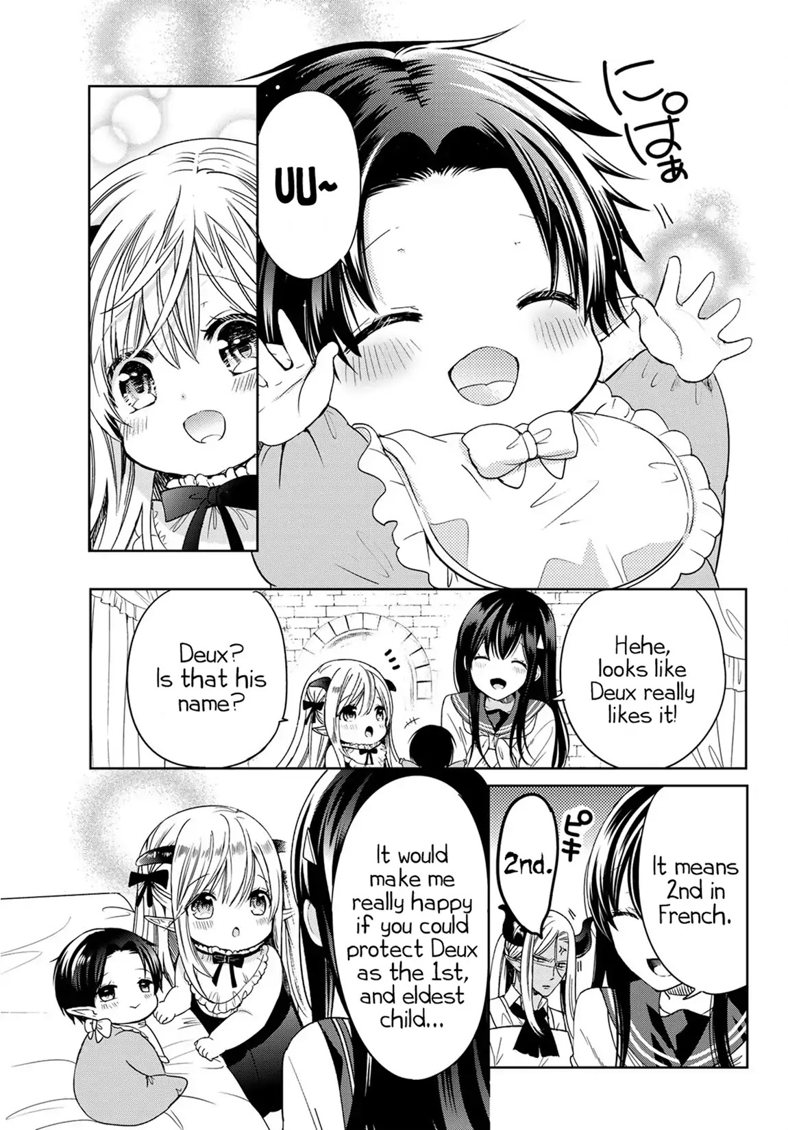 I Became the Mother of the Strongest Demon Lord's 10 Children in Another World. Chapter 7 page 40 - Chapter 7: A Mini Mama is Born