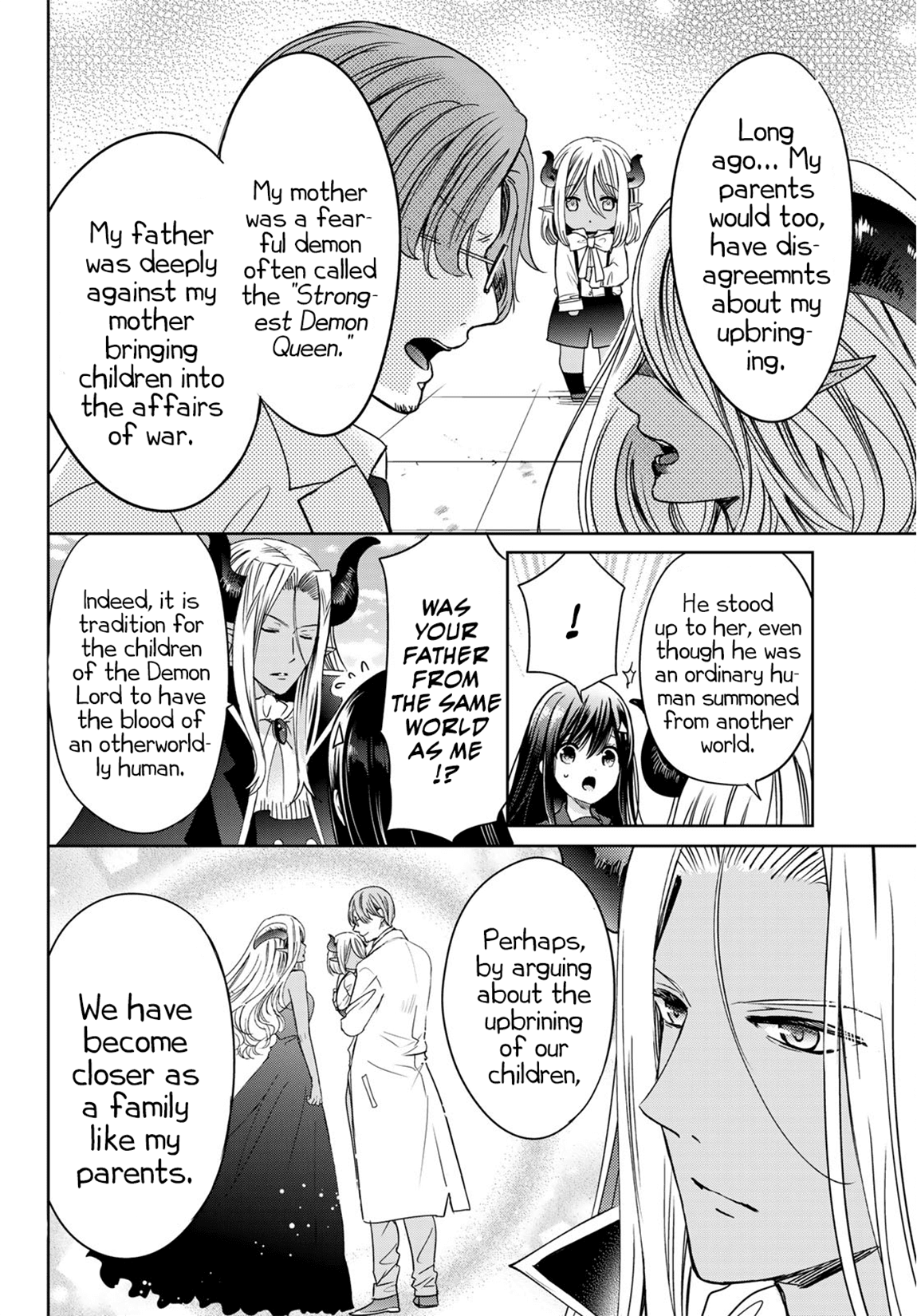 I Became the Mother of the Strongest Demon Lord's 10 Children in Another World. Chapter 8.2 page 19 - Chapter 8.2: Papa and Mama Got Into a Fight. (Part 2)