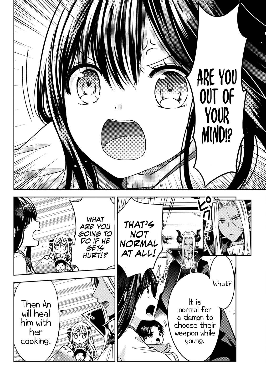 I Became the Mother of the Strongest Demon Lord's 10 Children in Another World. Chapter 8 page 19 - Chapter 8: Papa and Mama Got Into a Fight. (Part 1)