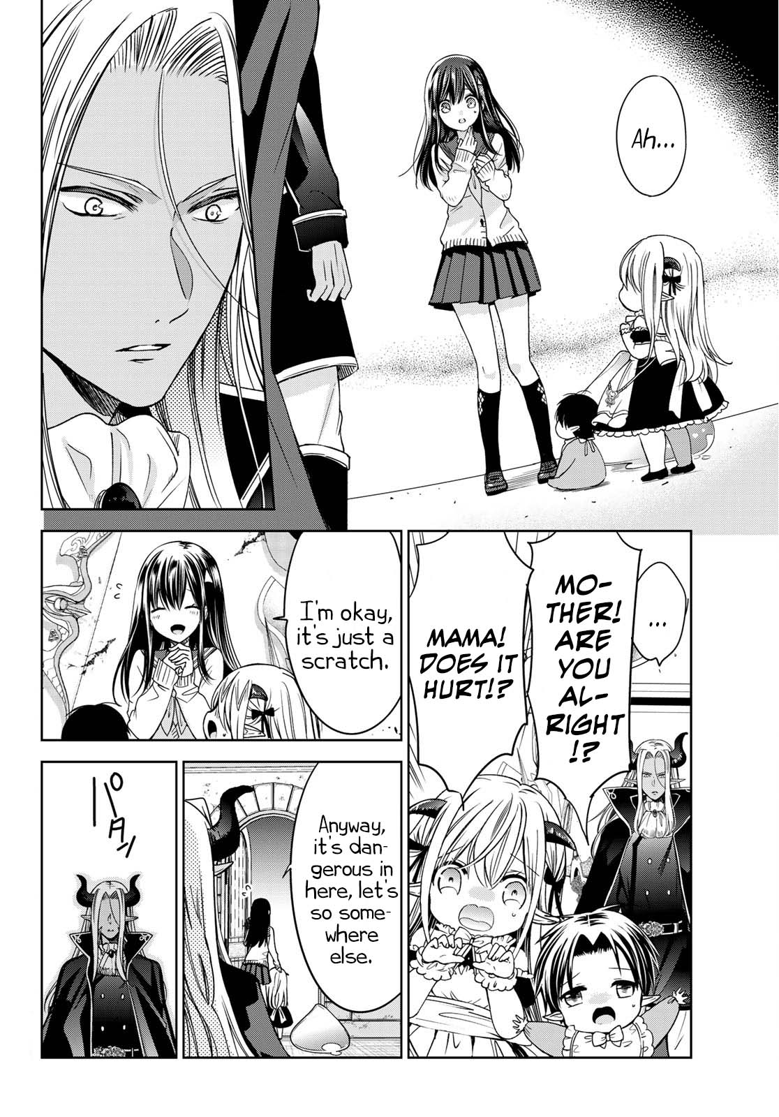 I Became the Mother of the Strongest Demon Lord's 10 Children in Another World. Chapter 8 page 21 - Chapter 8: Papa and Mama Got Into a Fight. (Part 1)
