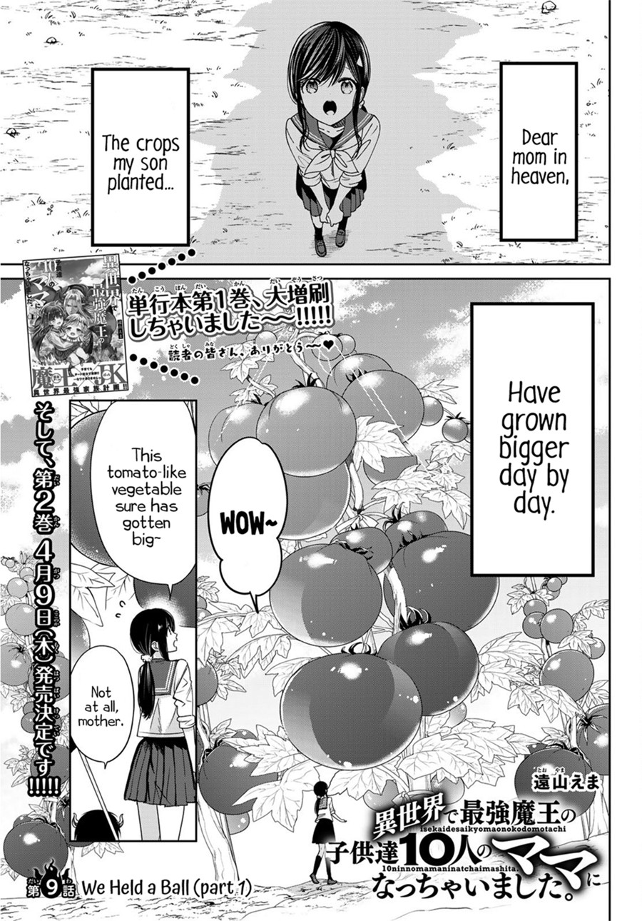 I Became the Mother of the Strongest Demon Lord's 10 Children in Another World. Chapter 9 page 2 - Chapter 9: We Held a Ball (Part 1&2)