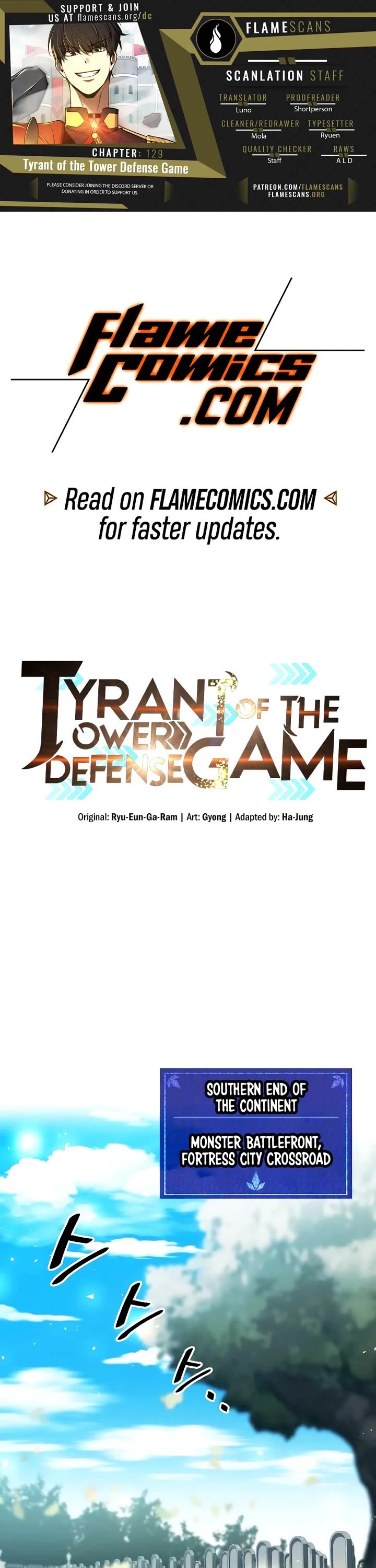 I Became the Tyrant of a Defense Game Chapter 129 page 1 - Chapter 129