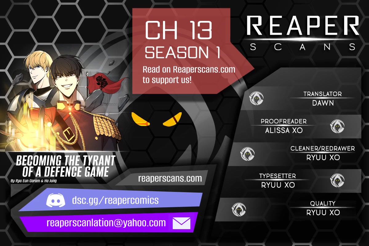 I Became the Tyrant of a Defense Game Chapter 13 page 1 - Chapter 13