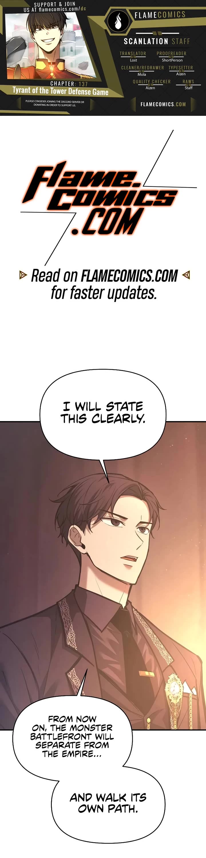 I Became the Tyrant of a Defense Game Chapter 137 page 1 - Chapter 137