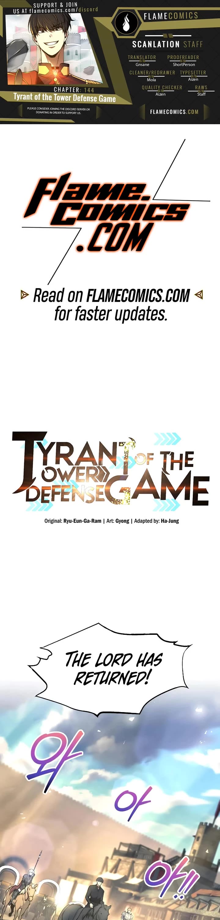 I Became the Tyrant of a Defense Game Chapter 144 page 1 - Chapter 144