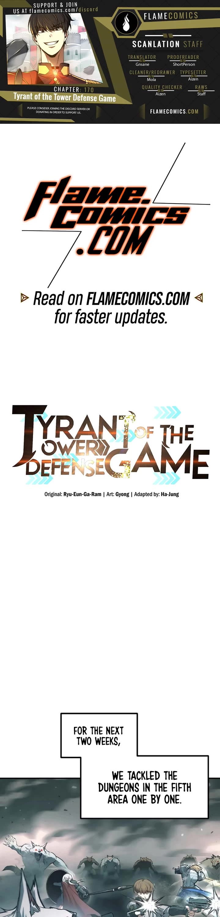 I Became the Tyrant of a Defense Game Chapter 170 page 1 - Chapter 170