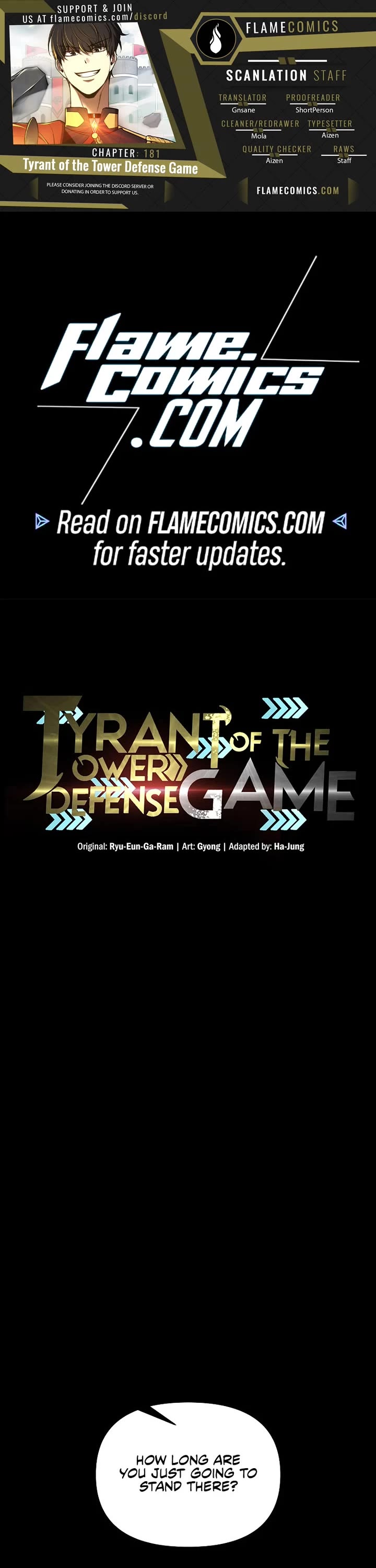 I Became the Tyrant of a Defense Game Chapter 181 page 1 - Chapter 181