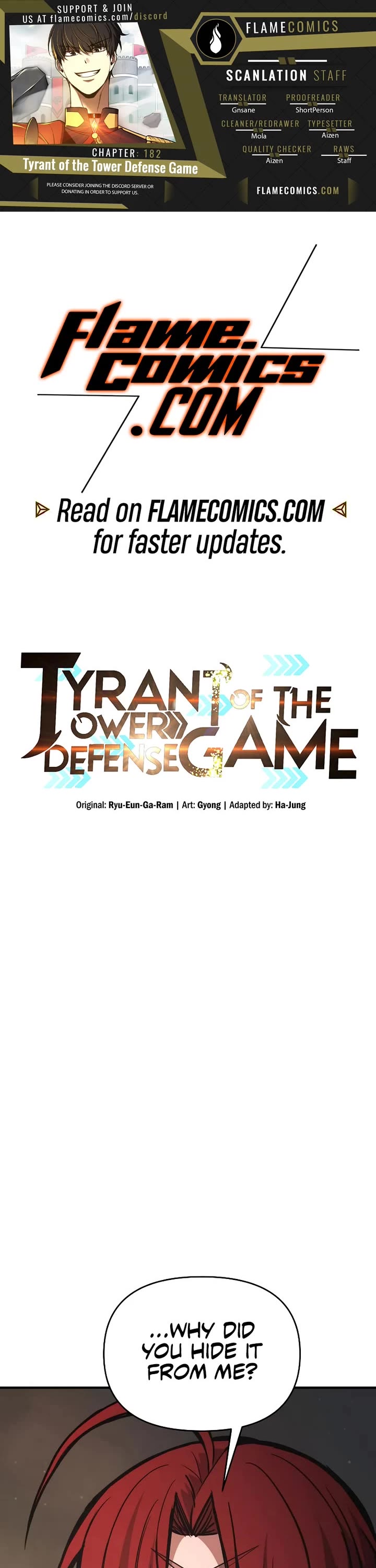 I Became the Tyrant of a Defense Game Chapter 182 page 1 - Chapter 182