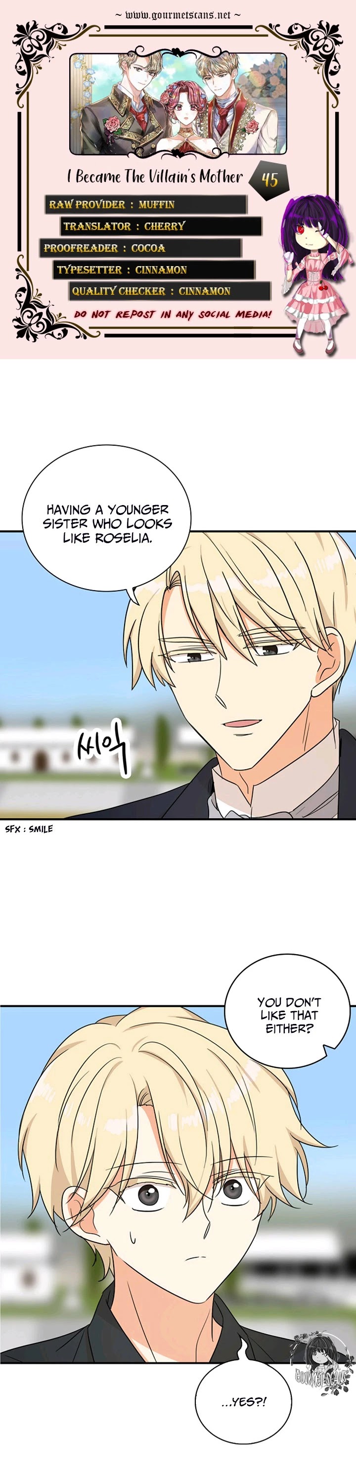 I Became the Villain's Mother Chapter 45 page 1 - Chapter 45