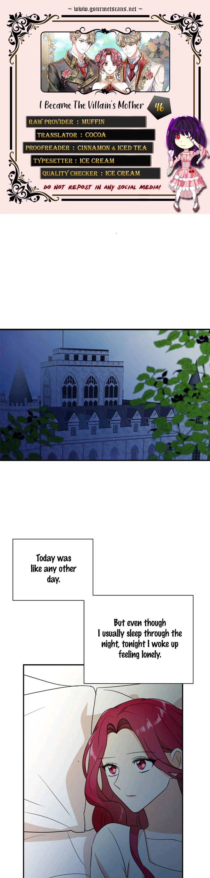 I Became the Villain's Mother Chapter 46 page 1 - Chapter 46
