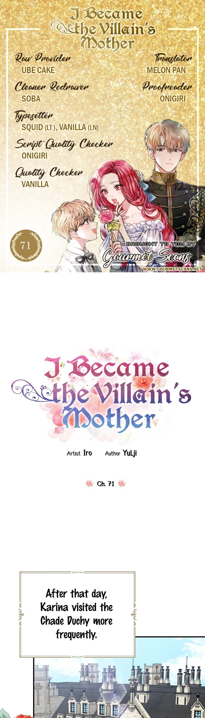 I Became the Villain's Mother Chapter 71 page 1 - Chapter 71