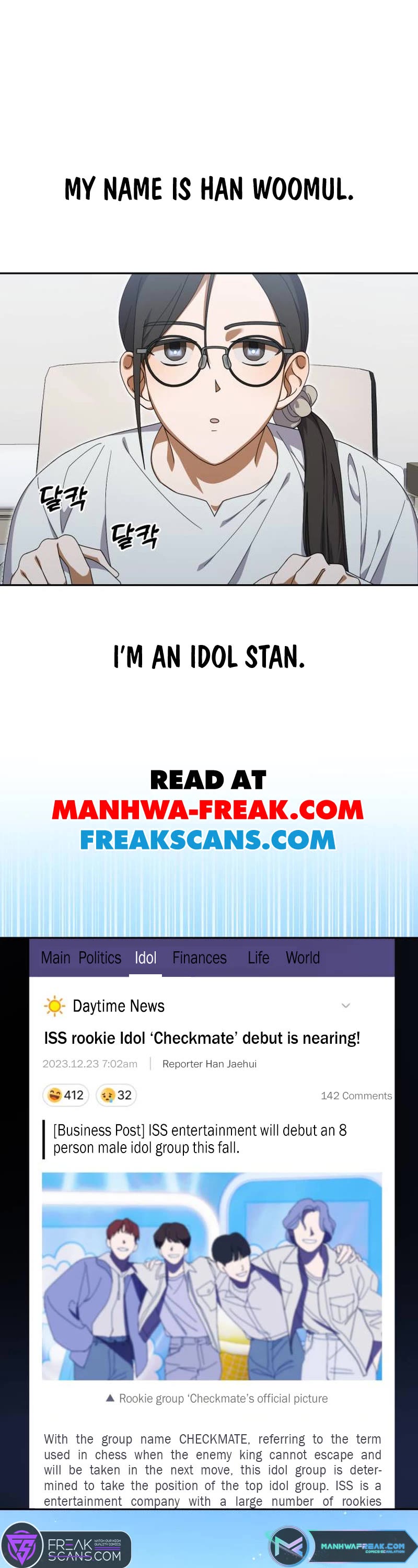 I Became the Youngest Member of Top Idol Chapter 7 page 1 - Chapter 7
