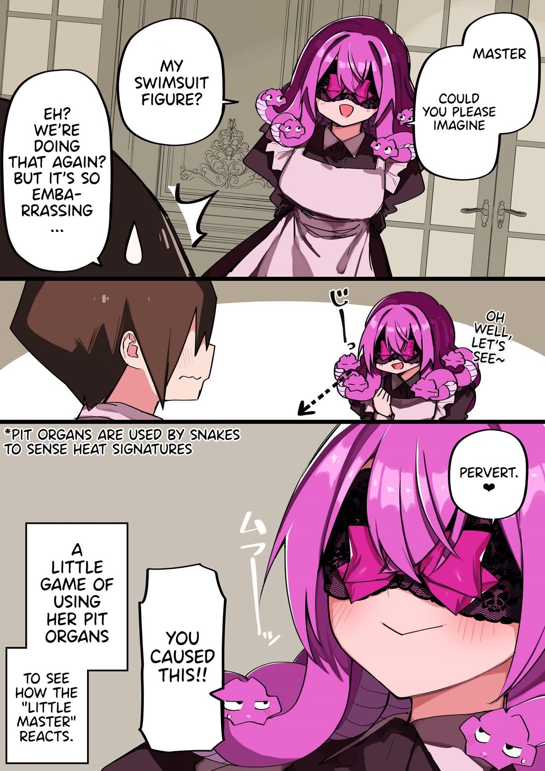 I Bought a Medusa Slave Chapter 41.6 page 1 - Chapter 41.6: My Medusa Maid's current fixation.
