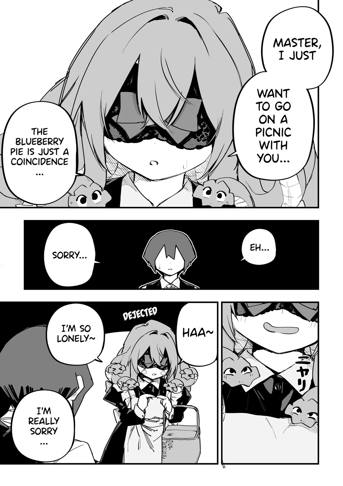 I Bought a Medusa Slave Chapter 43 page 3 - Chapter 43: Medusa Maid and Blueberry Pie.