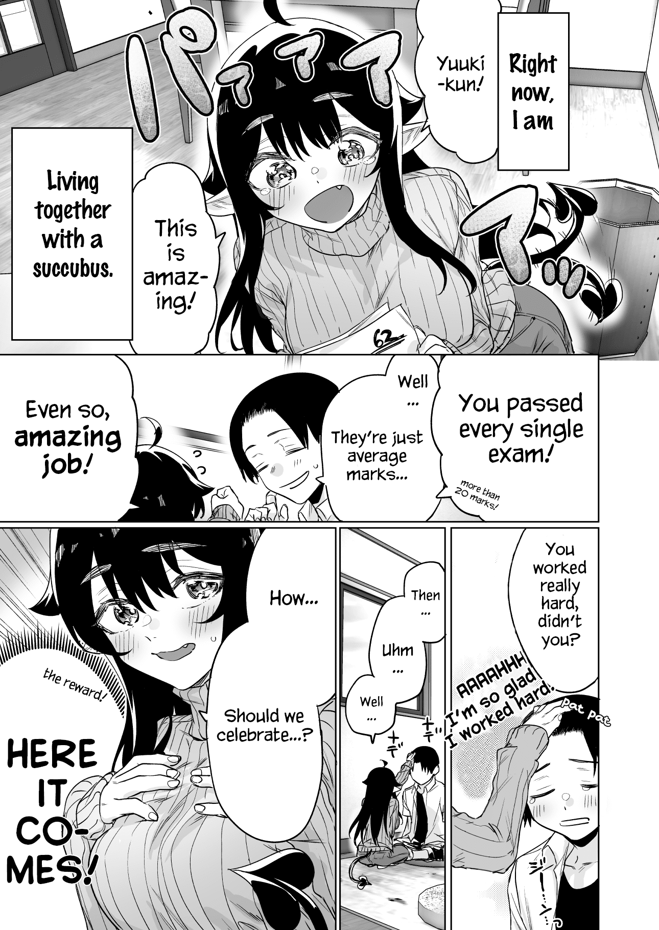 I Brought Home A Succubus Who Failed to Find a Job Chapter 11 page 1 - Chapter 11: A story about wanting to go on a date with a pure-hearted succubus