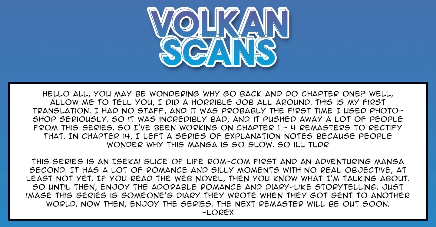 I Came to Another World as a Jack of All Trades and a Master of None to Journey While Relying on Quickness Chapter 1 page 1 - Chapter 1: Remastered Translation.
