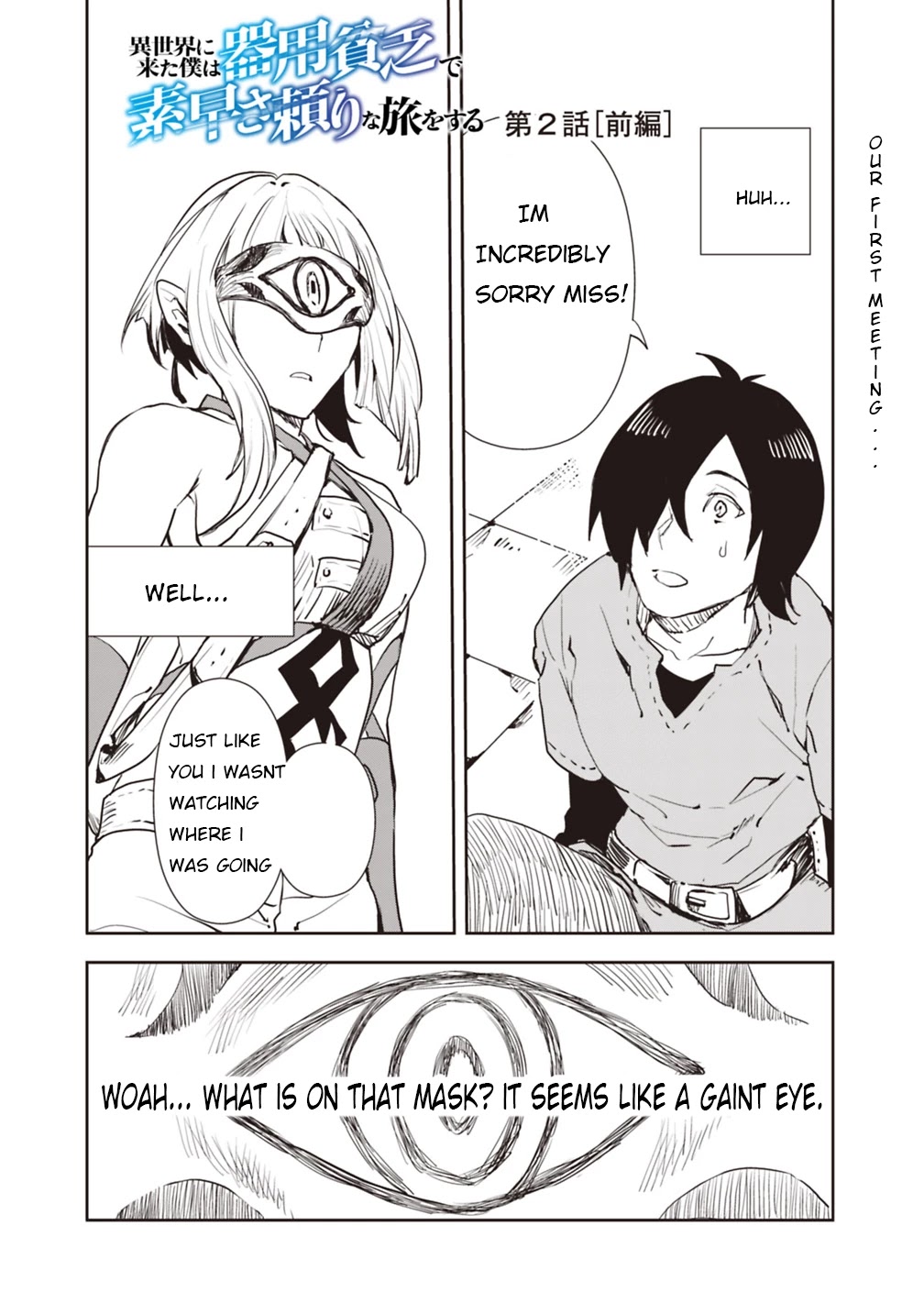 I Came to Another World as a Jack of All Trades and a Master of None to Journey While Relying on Quickness Chapter 2 page 1 - Chapter 2