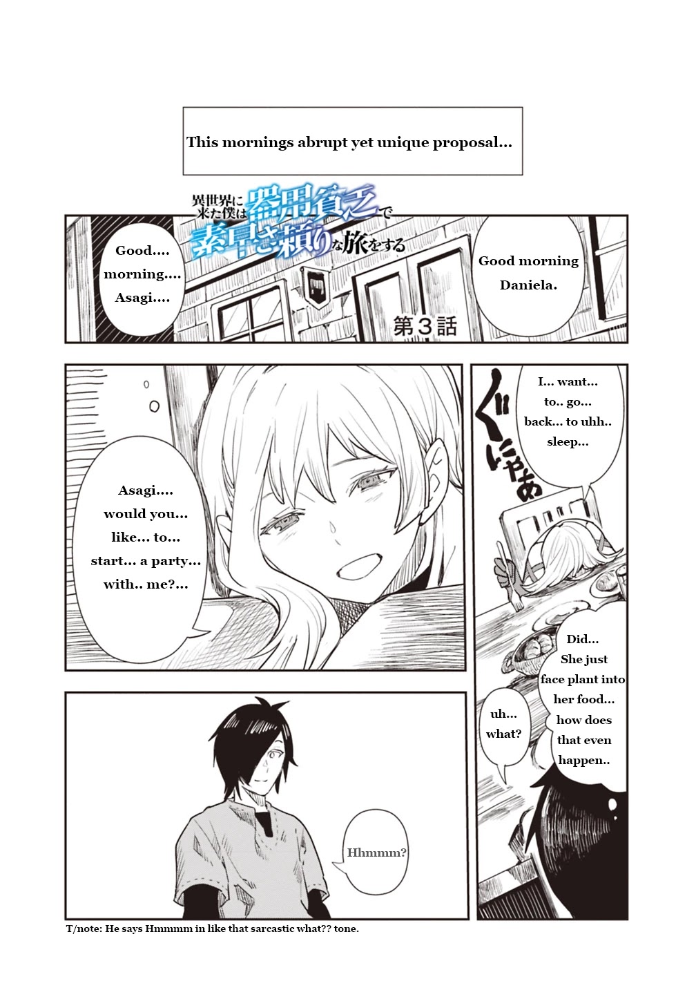 I Came to Another World as a Jack of All Trades and a Master of None to Journey While Relying on Quickness Chapter 3 page 1 - Chapter 3