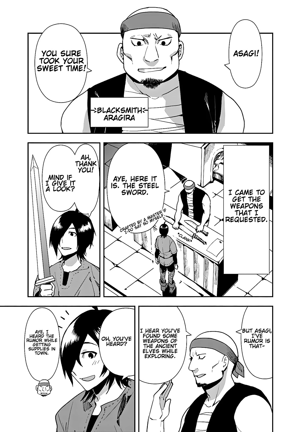I Came to Another World as a Jack of All Trades and a Master of None to Journey While Relying on Quickness Chapter 9 page 6 - Chapter 9