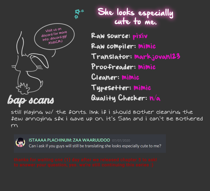 I Can See That She's Especially Cute. Chapter 6 page 26 - Chapter 6: Same Thing, for Two.