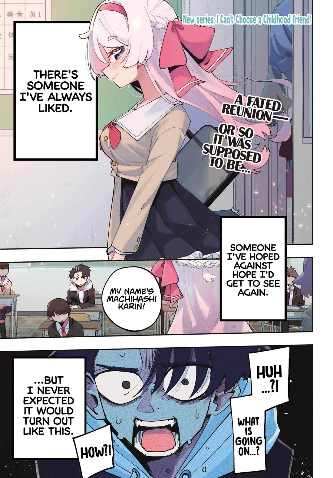 I Can't Choose a Childhood Friend! Chapter 1 page 1 - Chapter 1: The Name of the Person I've Liked for Ten Years