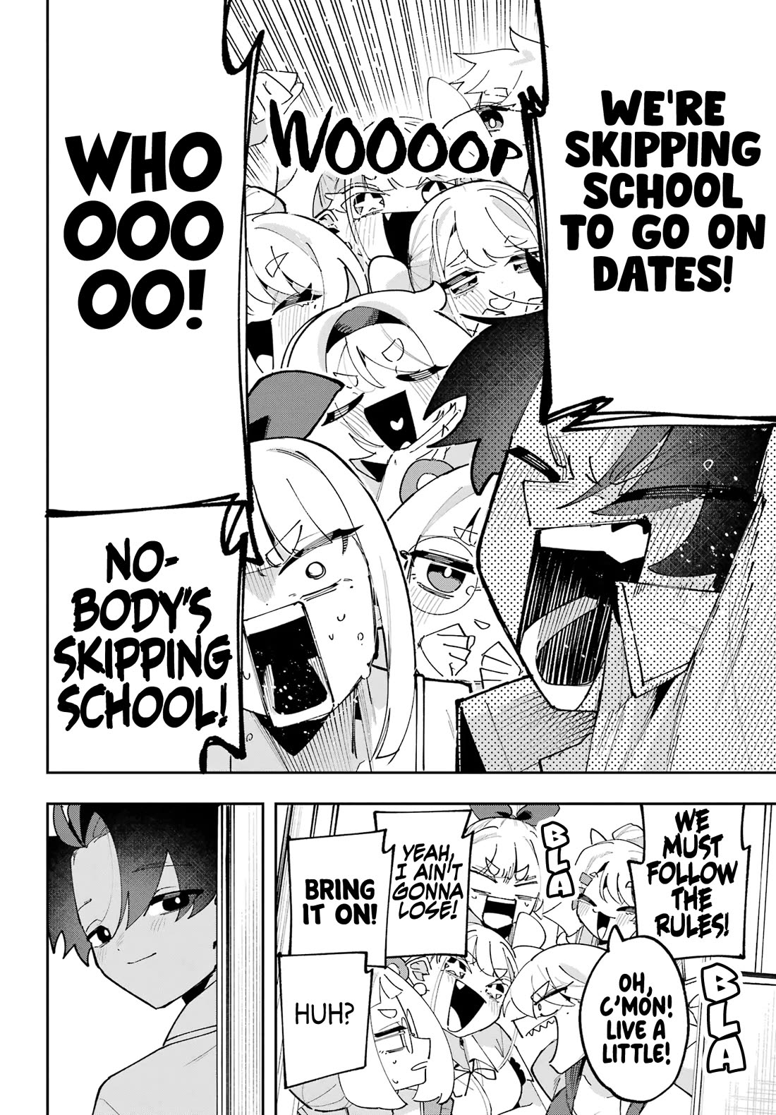 I Can't Choose a Childhood Friend! Chapter 17 page 2 - Chapter 17: We're Skipping School to Go on Dates!