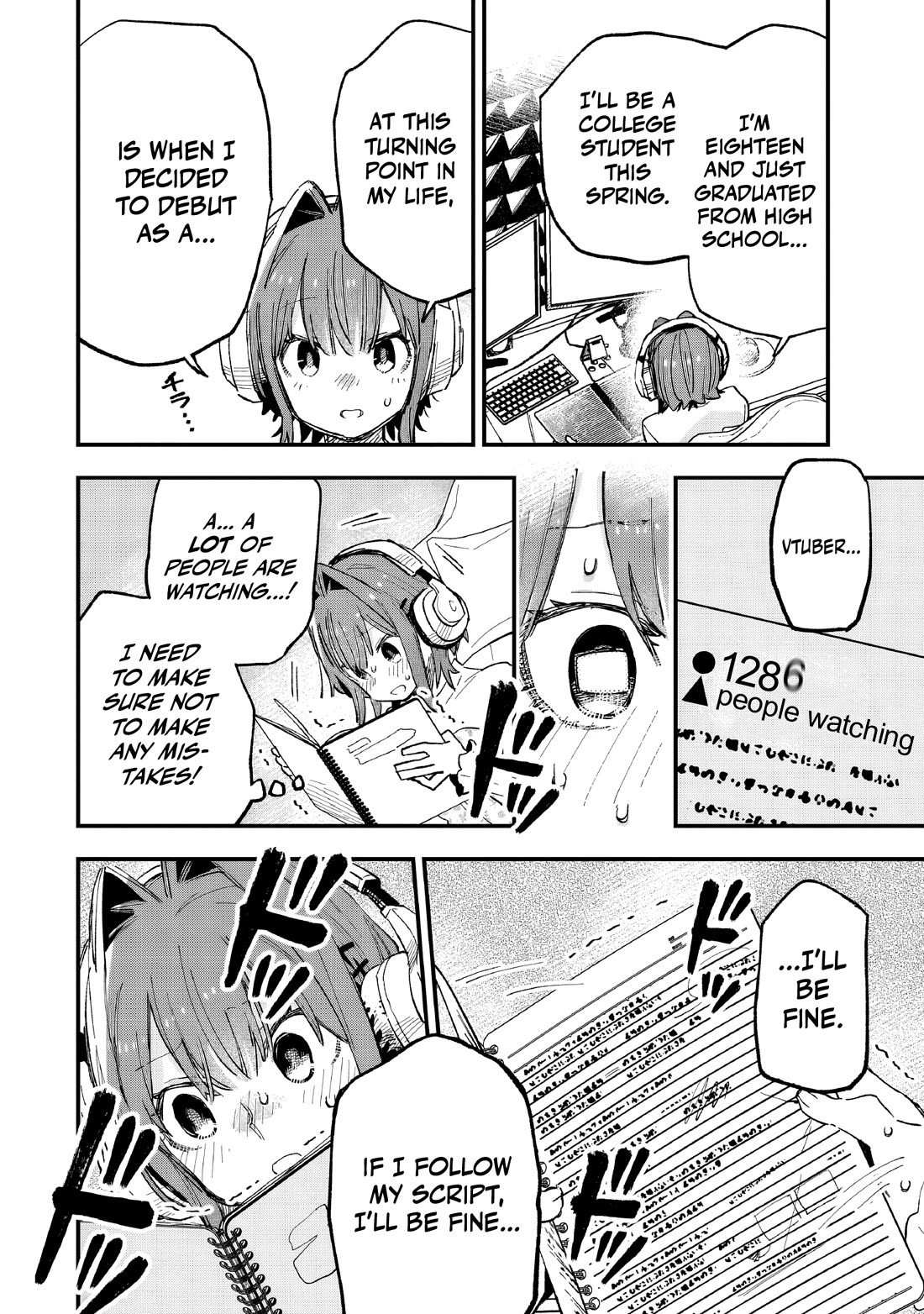 I Can't Clip Her "Real" Life! Chapter 7 page 15 - Chapter 7: CLIP.7: A Super Nervous First Live Stream