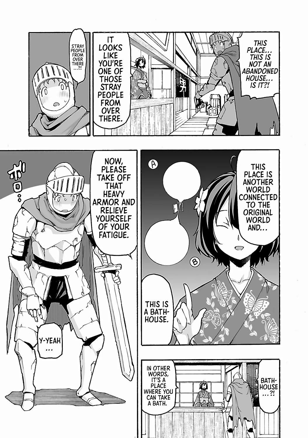 I Can't Take My Eyes Off Boobs Even in Another World! Chapter 4 page 4 - Chapter 4: Isekai Boobs Bathhouse - Itosugi Masahiro