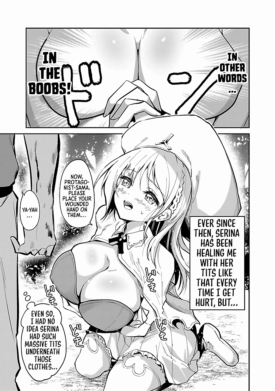 I Can't Take My Eyes Off Boobs Even in Another World! Chapter 5 page 8 - Chapter 5: Boobs Will Save the World?! - Nabe Fuyuno