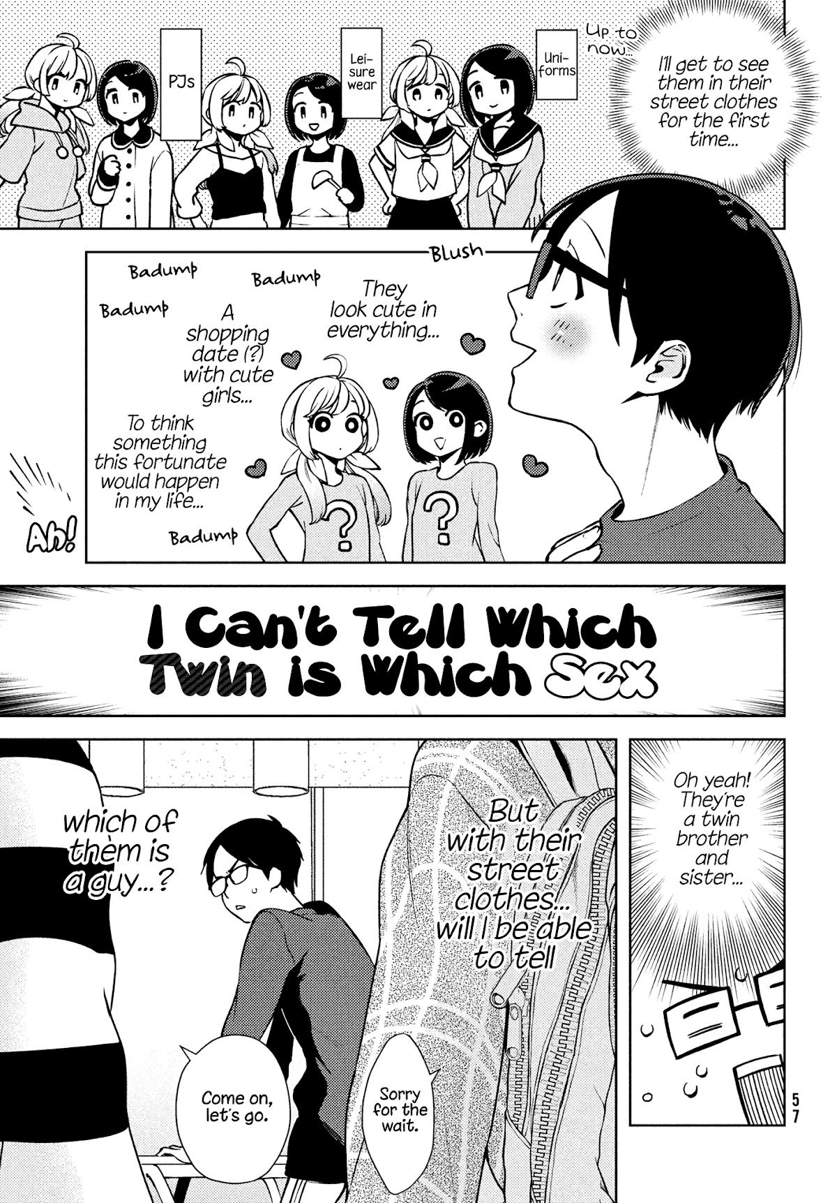 I Can't Tell Which Twin is Which Sex Chapter 3 page 7 - Chapter 3: Street Clothes