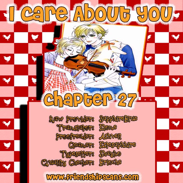 I Care About You Chapter 27 page 1 - Chapter 27