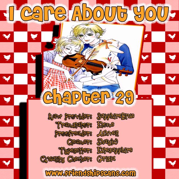 I Care About You Chapter 29 page 1 - Chapter 29
