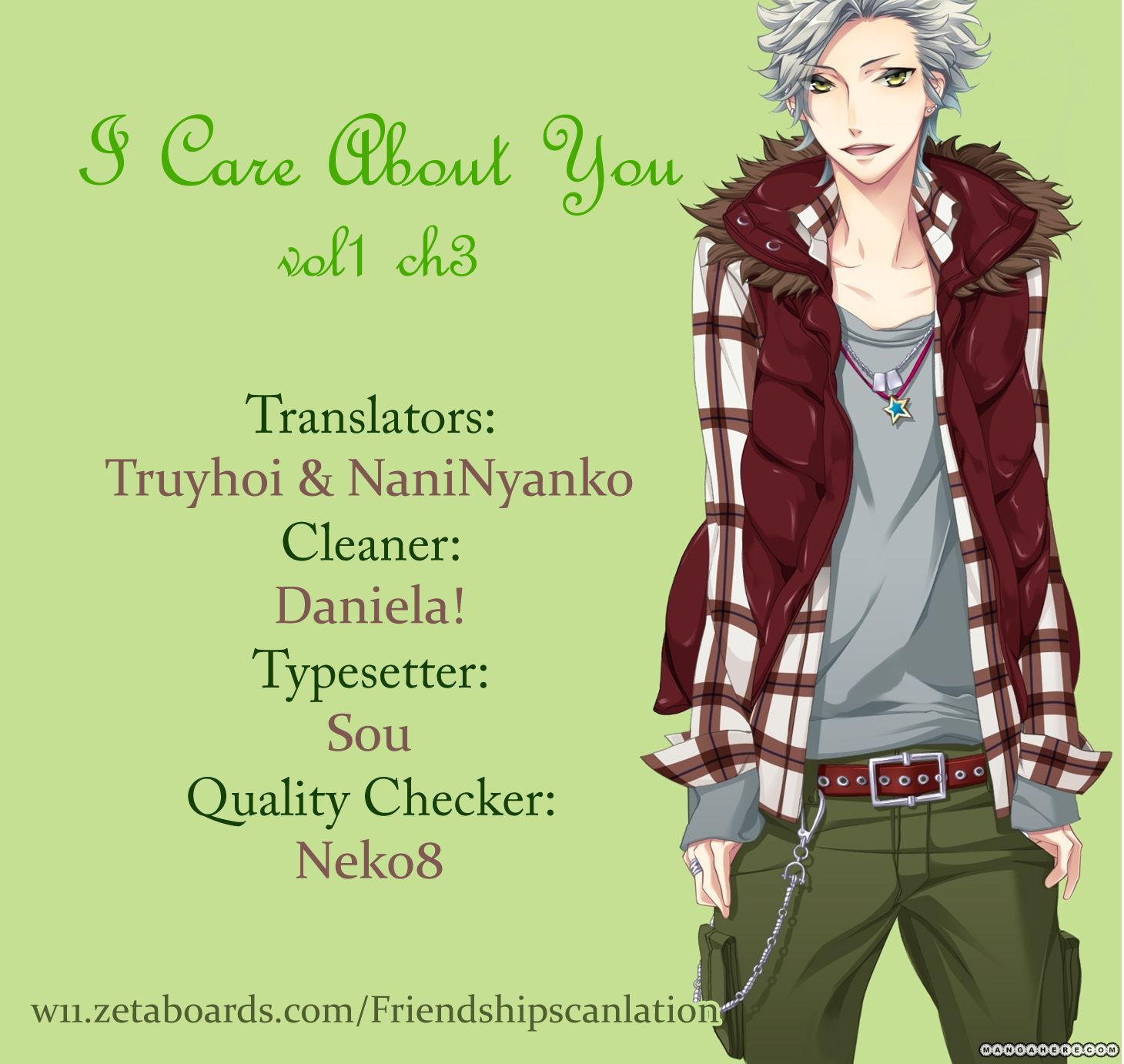 I Care About You Chapter 3 page 1 - Chapter 3