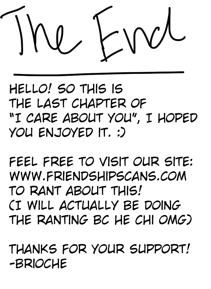 I Care About You Chapter 39 page 40 - Chapter 39 : [End]