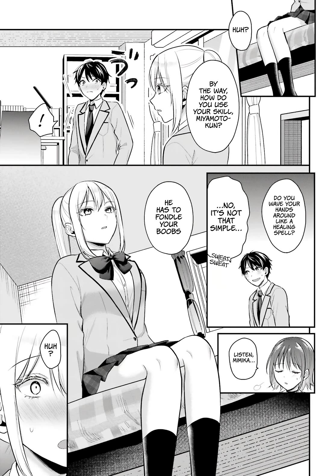 I couldn't become an Adventurer, so I'll help troubled girls with my [Breast Correction] Skill!? Chapter 10 page 5 - Chapter 10